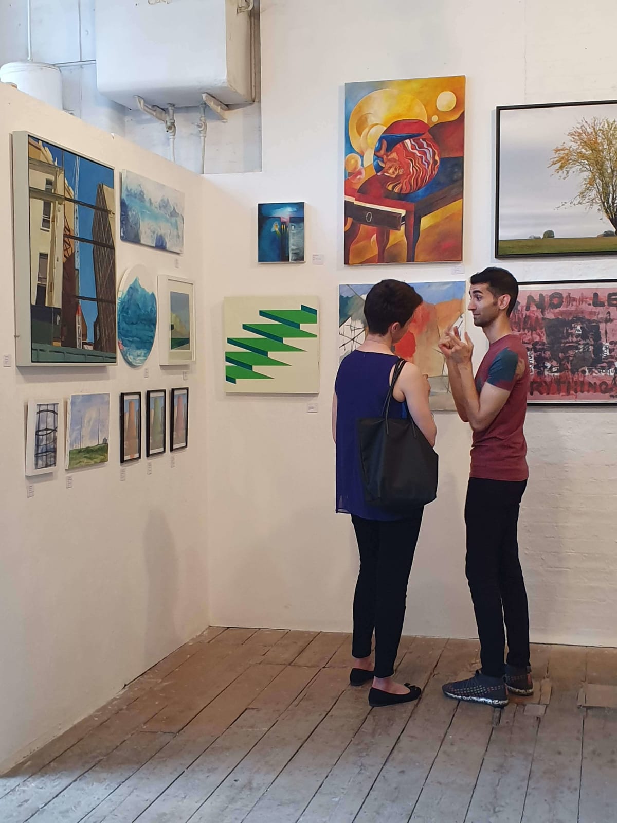 Siméon Artamonov at Summer Salon at Candid Art Trust, Angel, London - 18th July to 25th August 2019