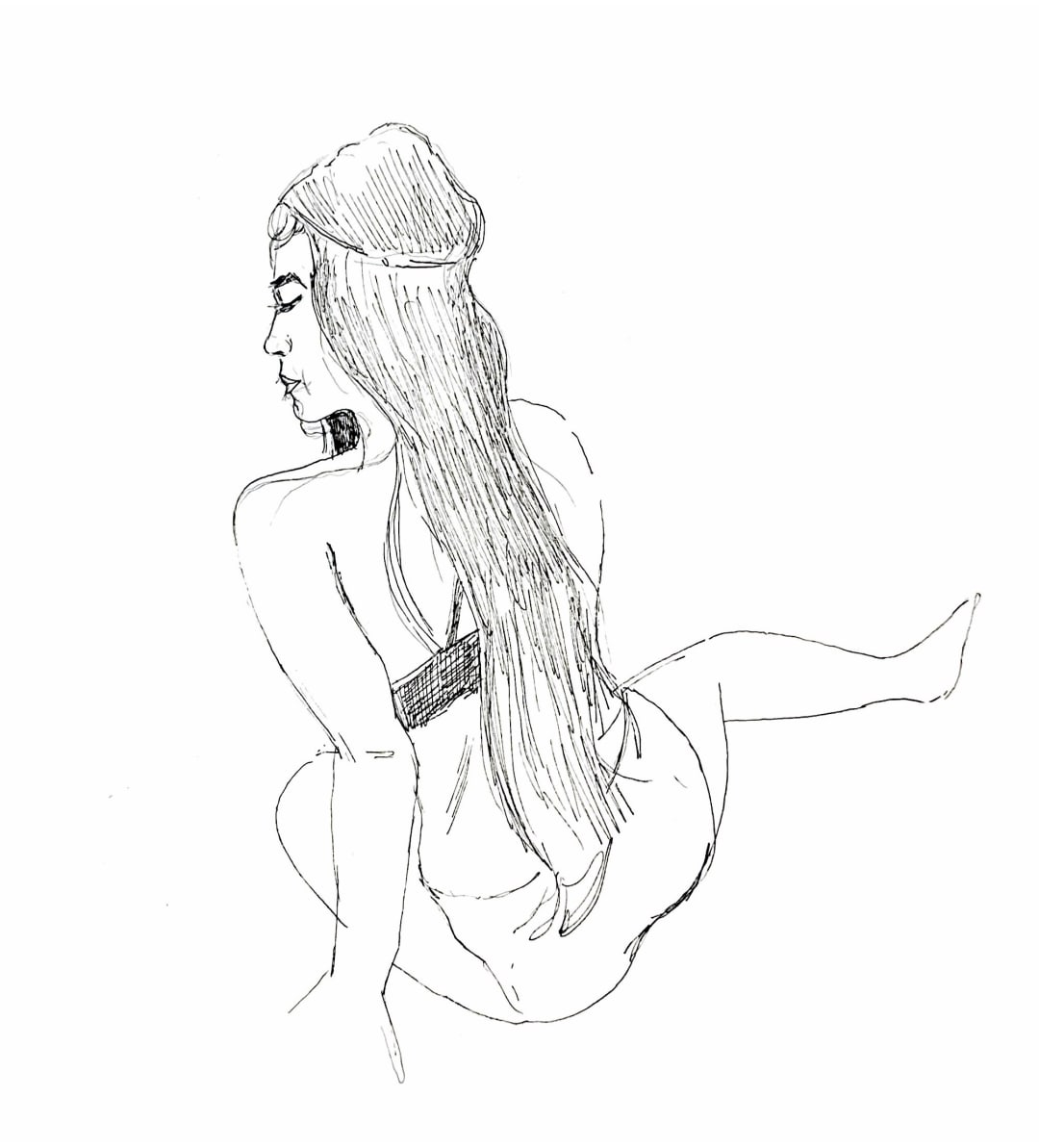 Life drawing study – 06