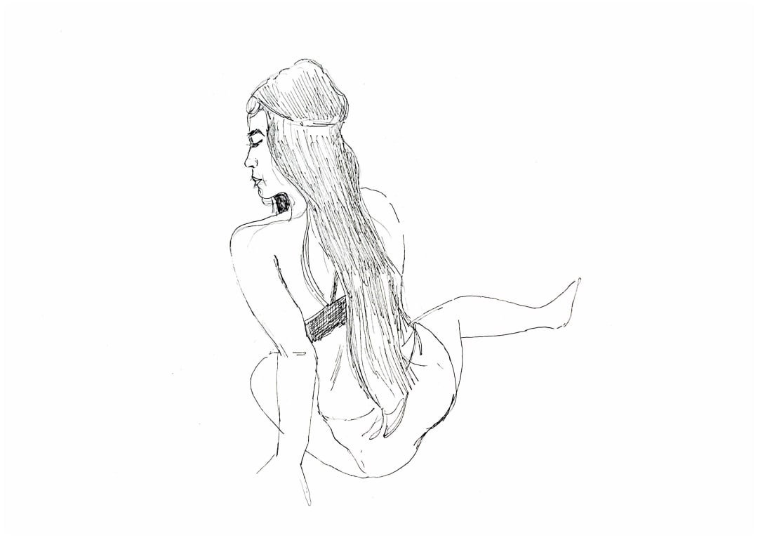 Life drawing study – 07