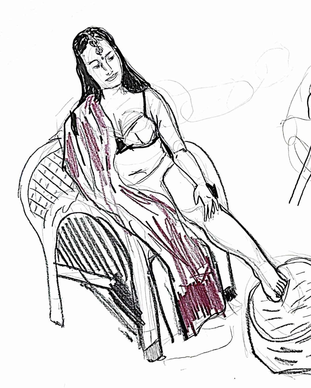 Life drawing study – 05