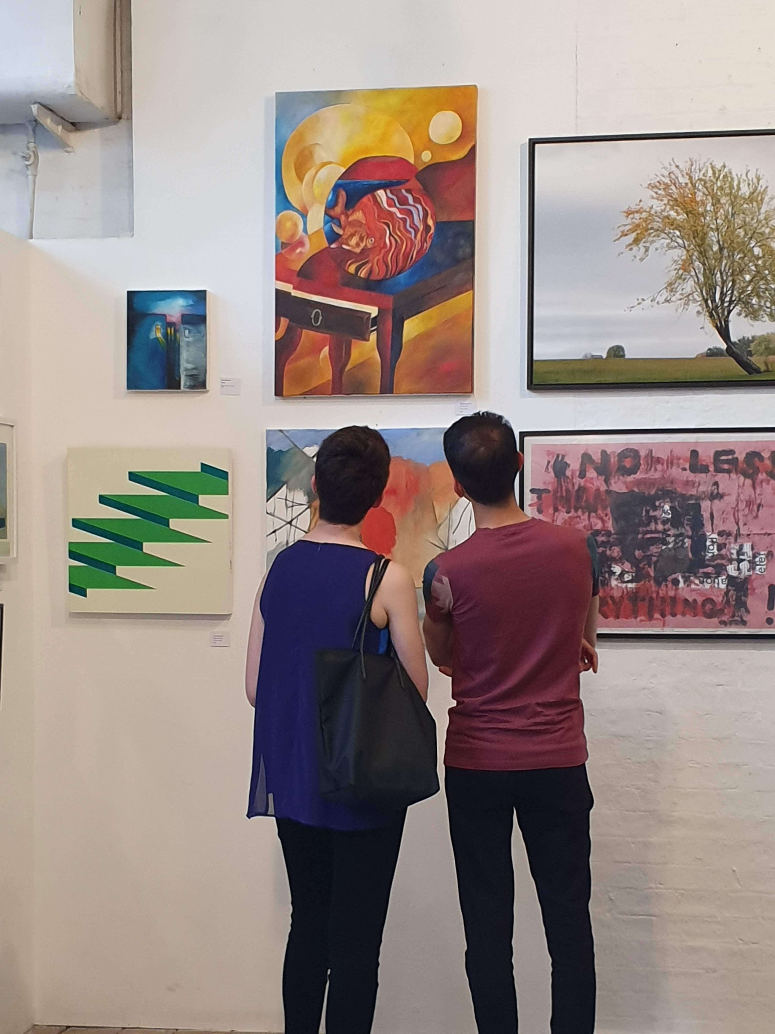 Siméon Artamonov at Summer Salon at Candid Art Trust, Angel, London - 18th July to 25th August 2019