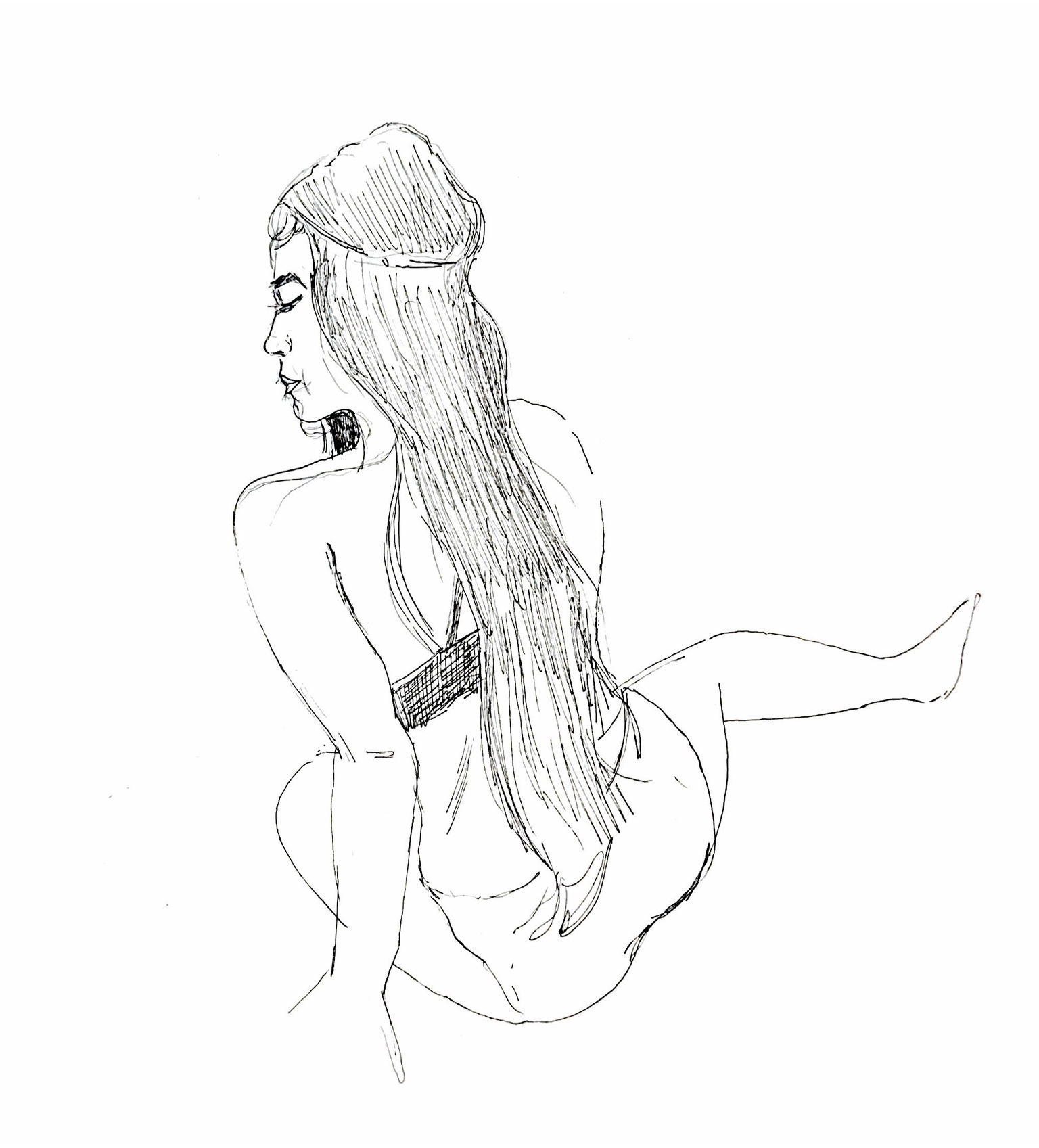 Life drawing study – 06