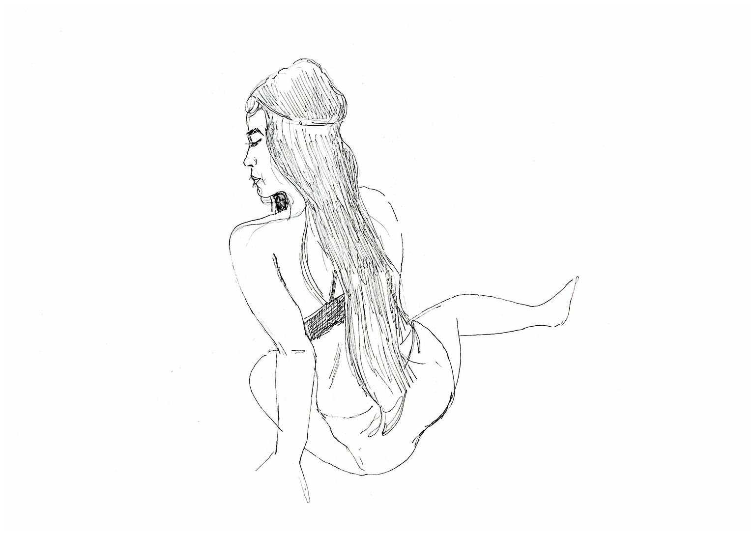 Life drawing study – 07