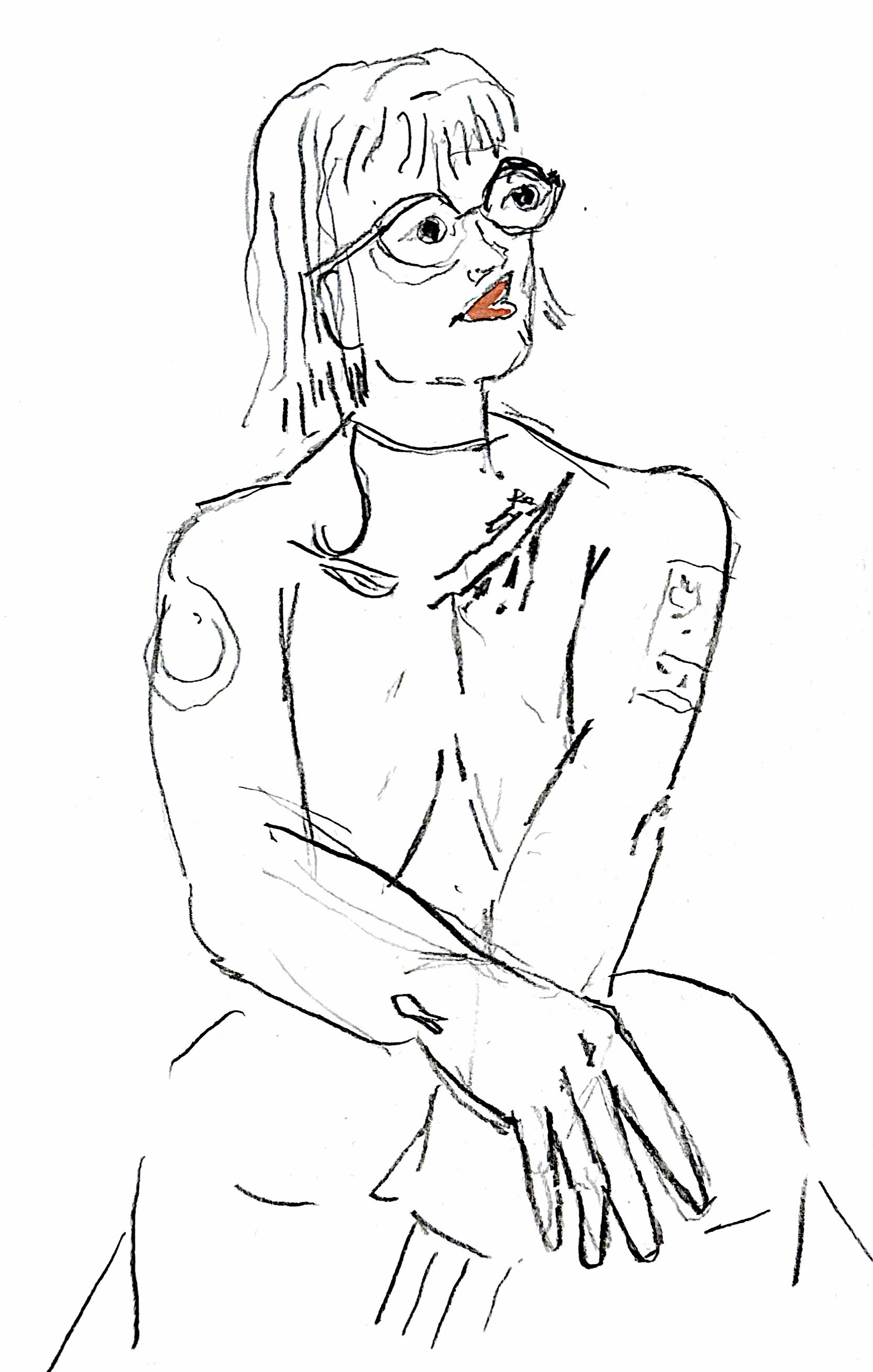 Life drawing study – 12