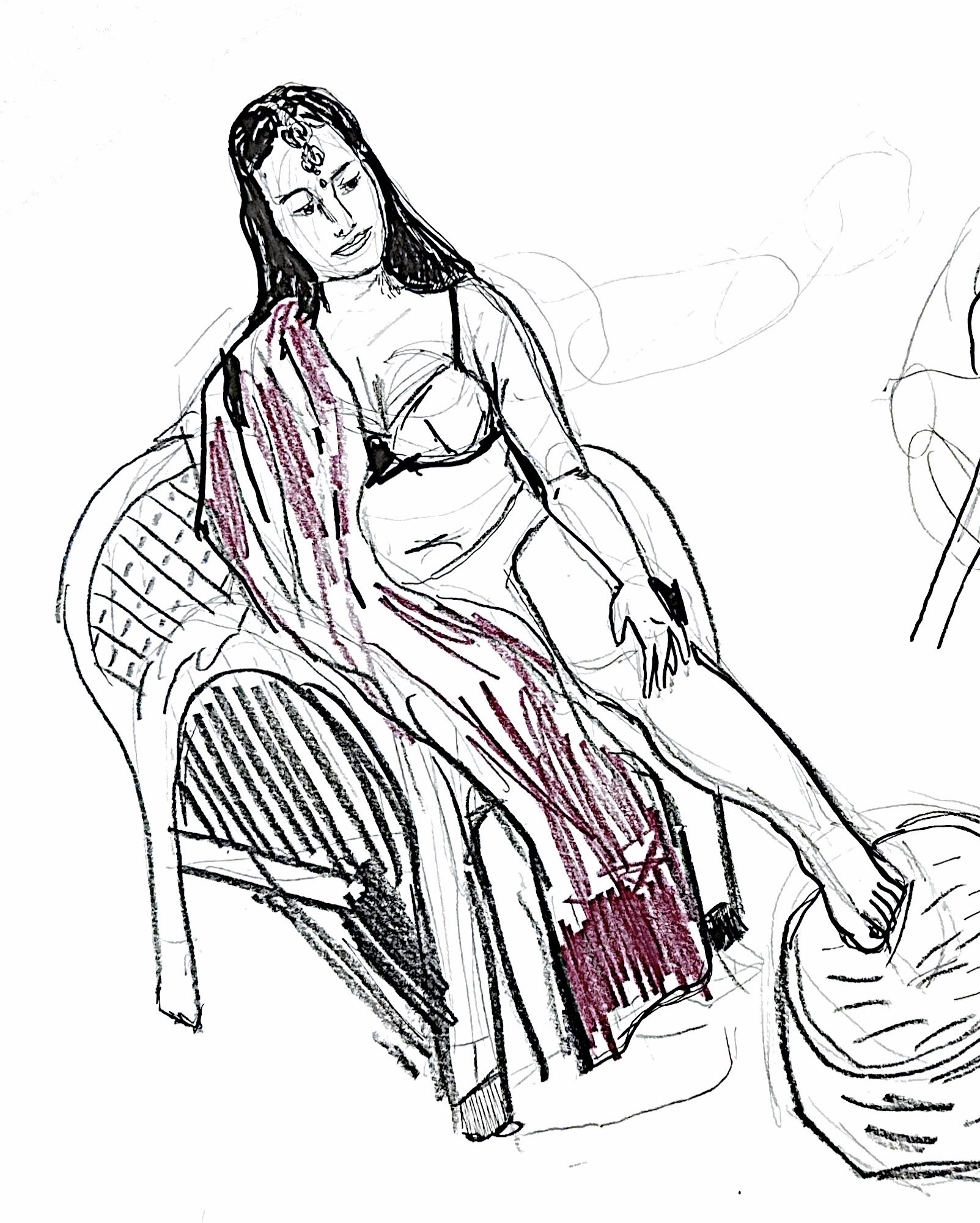Life drawing study – 05