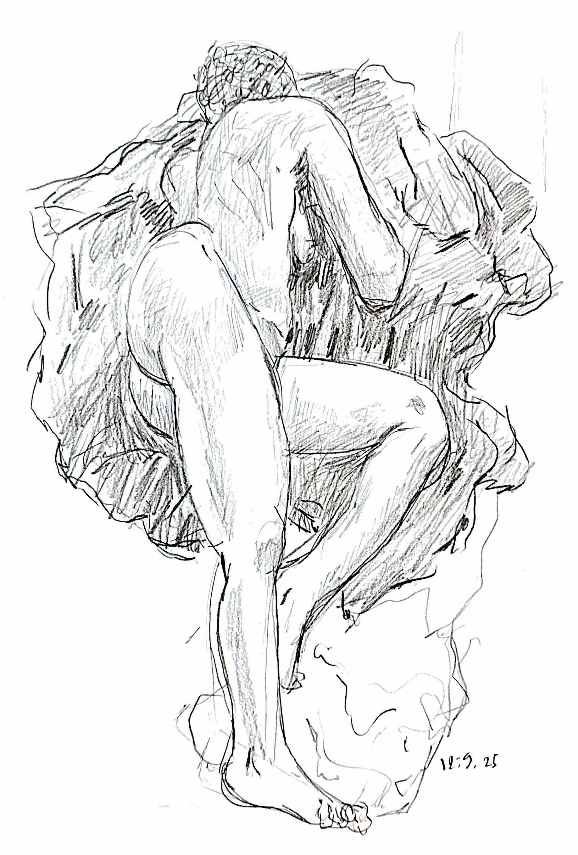 Life drawing study – 14